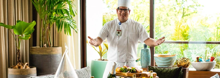 Chef en la habitación